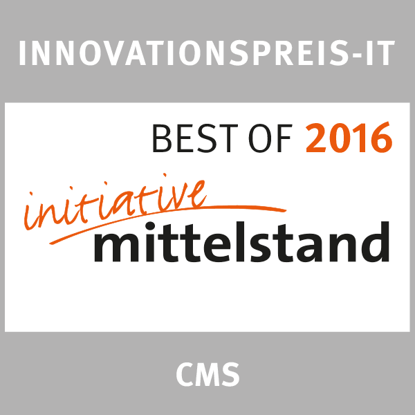 Innovationspres-IT initiative mittelstand Content Management 2015